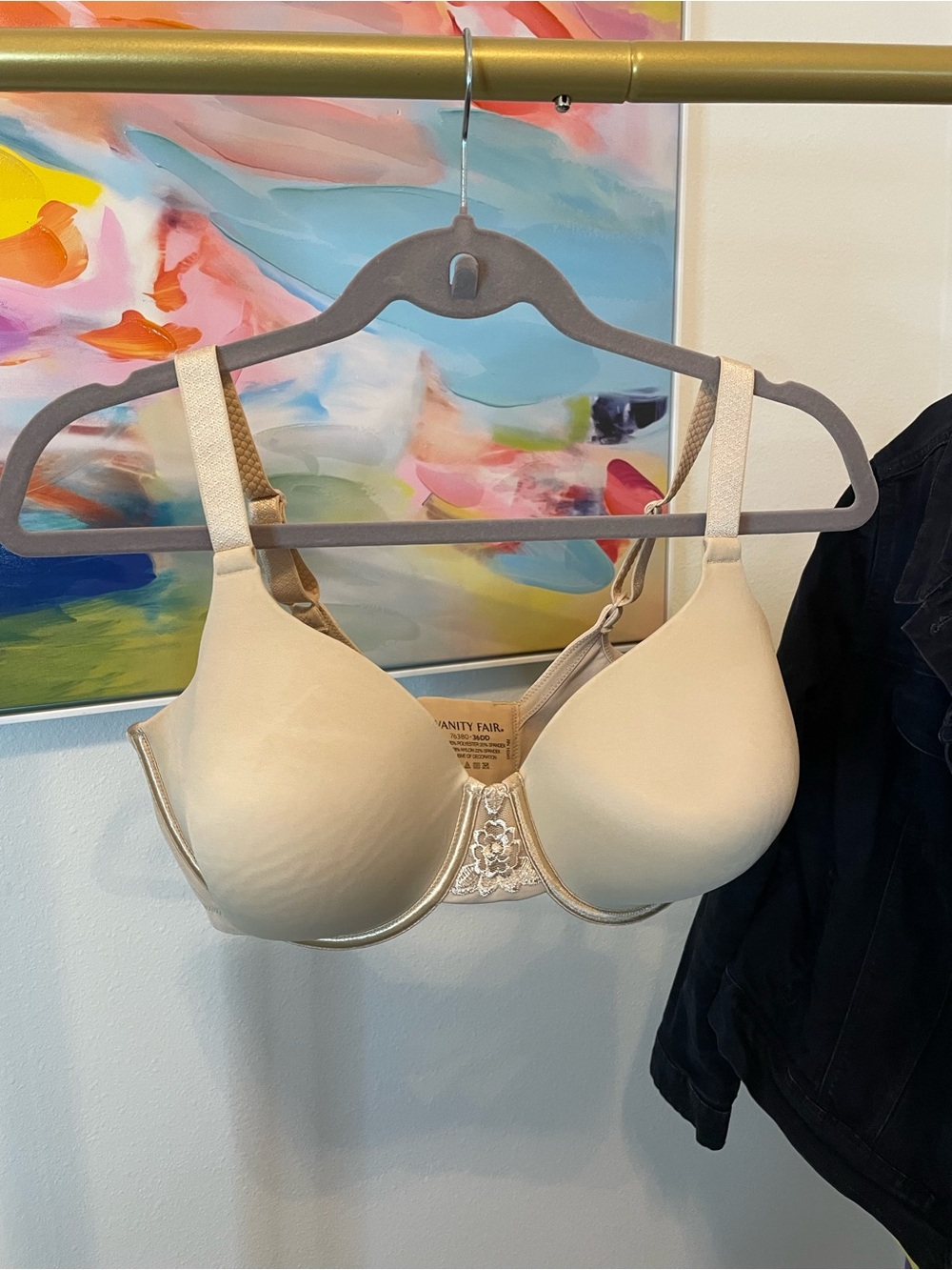 Vanity‎ Fair Beige Bra underwire 36DD